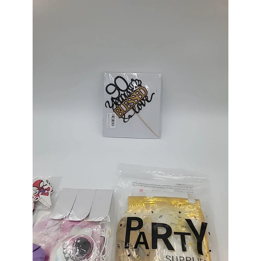 Mixed Lot Party Decorations Banners Balloons Birthday Baby‎ Shower Plane Olivia